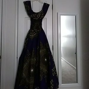 Ladies size 8 African dress
